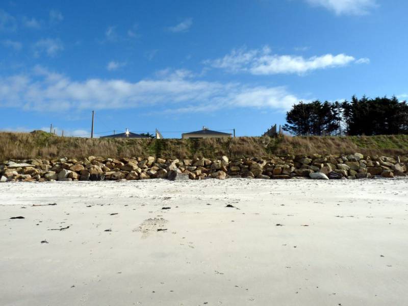 Maison au bord de la mer et de la plage