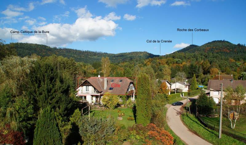 Appartement indépendant dans une grande maison des Vosges à proximité de montagnes boisées