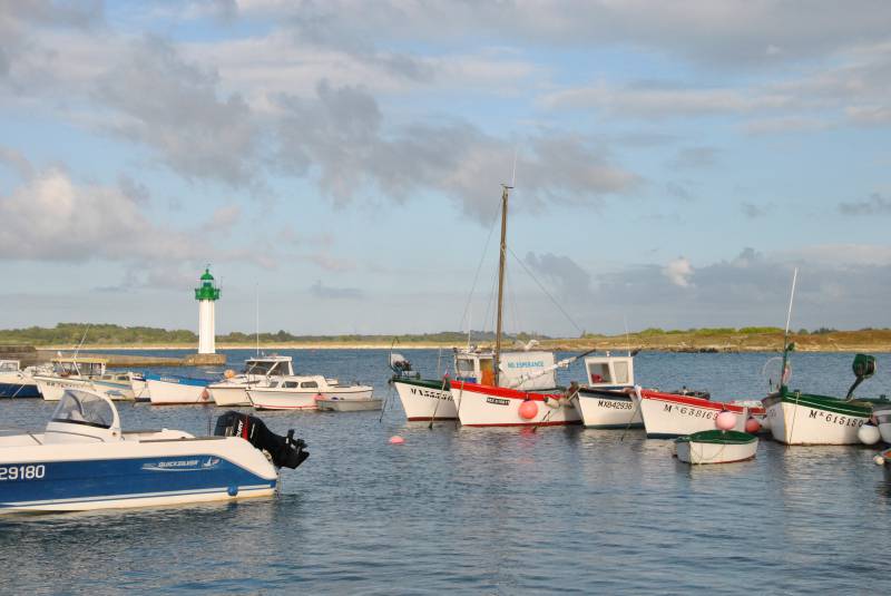 Maison mitoyenne à 300 m du Port et des  Plages de Moguériec