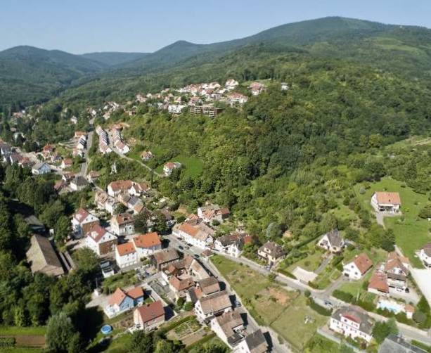 Maison en Alsace,vue imprenable sur Château et vignoble, proche Obernai Strasbourg