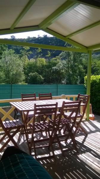 Gîte Chalet, 2 à 5p, climatisé, dans Camping Résidentiel Sud Ardèche